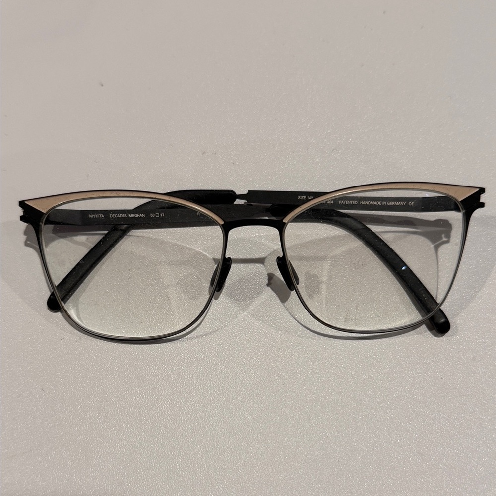 MYKITA Decades MEGHAN Handcrafted Stainless Steel Frames - Black/Sand